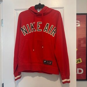 Nike Air Authentic Sportswear Red Sweatshirt